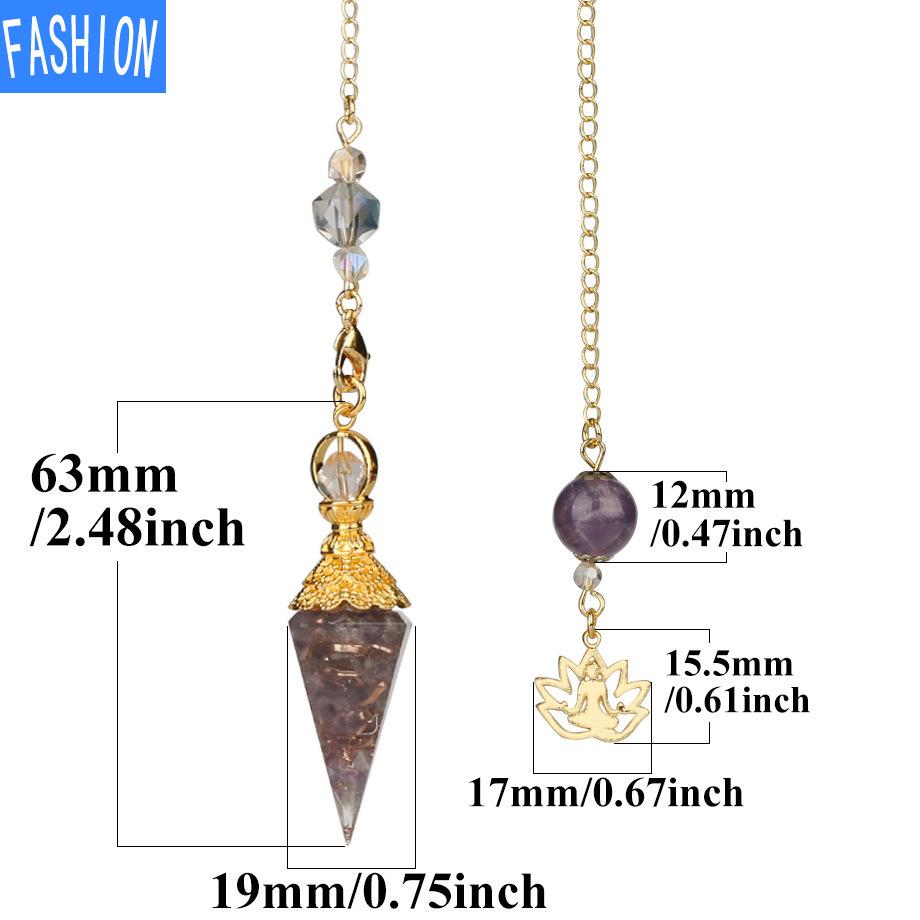 Смешанная аура, маятник природного духа, хрустальный кулон для йоги, позолоченный Будда, идея для медитации, концентрированные ювелирные изделия