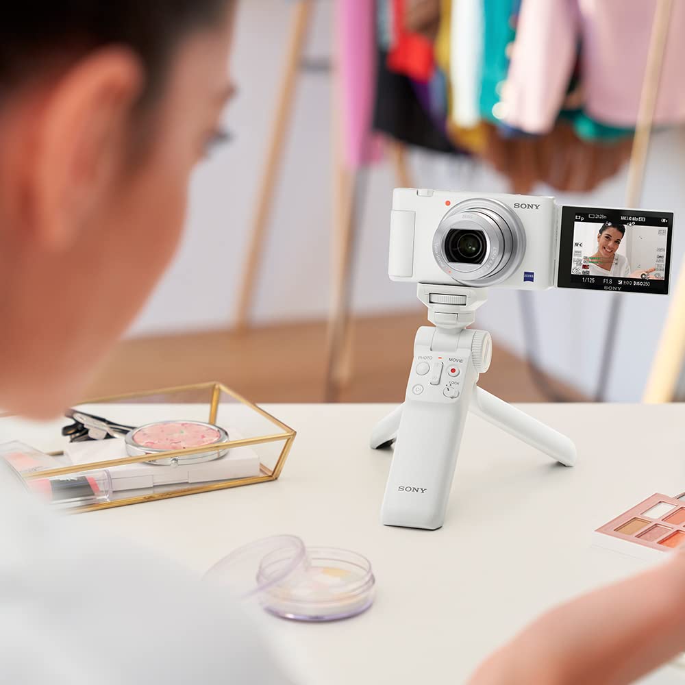 Sony Shooting Grip with Wireless Remote Commander Function White GP-VPT2BT