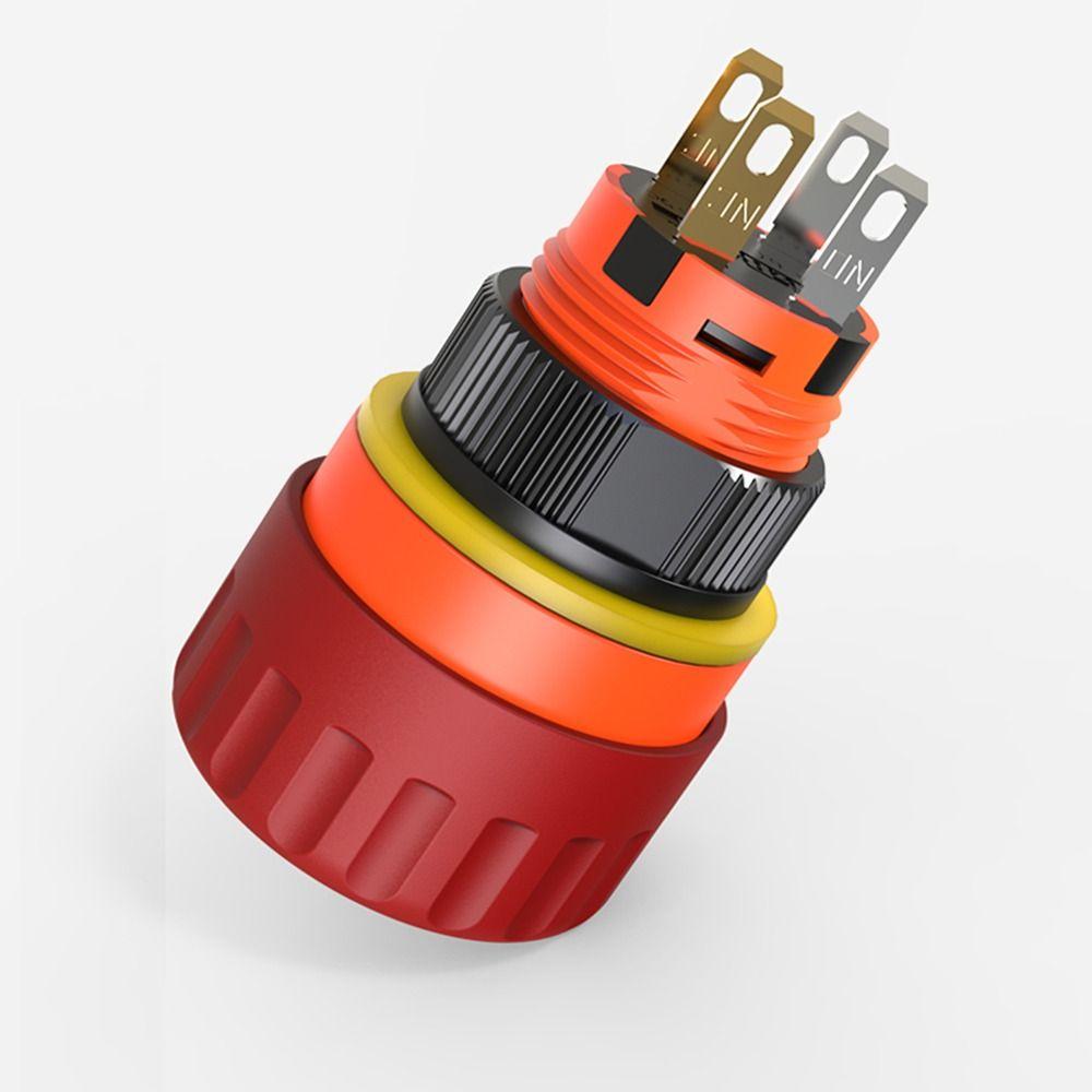 1Pcs 16mm Emergency Stop Push Button Switch Mushroom Stop Button for Emergency Stop Control
