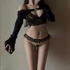 Private Seduction кружевные сексуальные трусики женские горячие розовые стринги большой размер одна веревка жемчужные массажные футболки