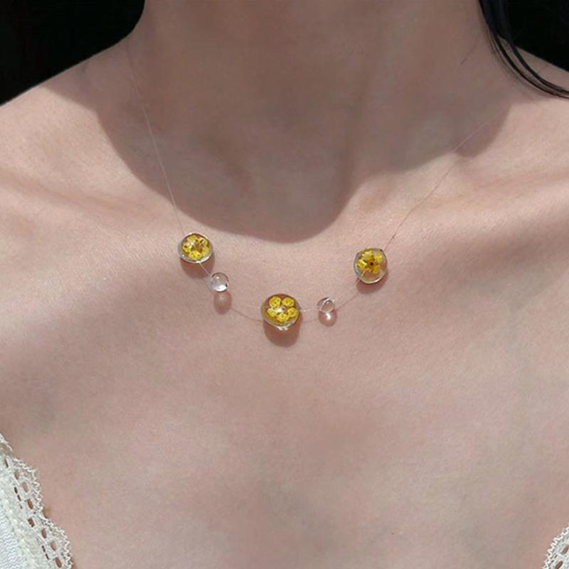 New Fashion Minimalist Transparent Crystal Dewdrop Earrings Niche High-End Unique And Versatile Clavicle Chain