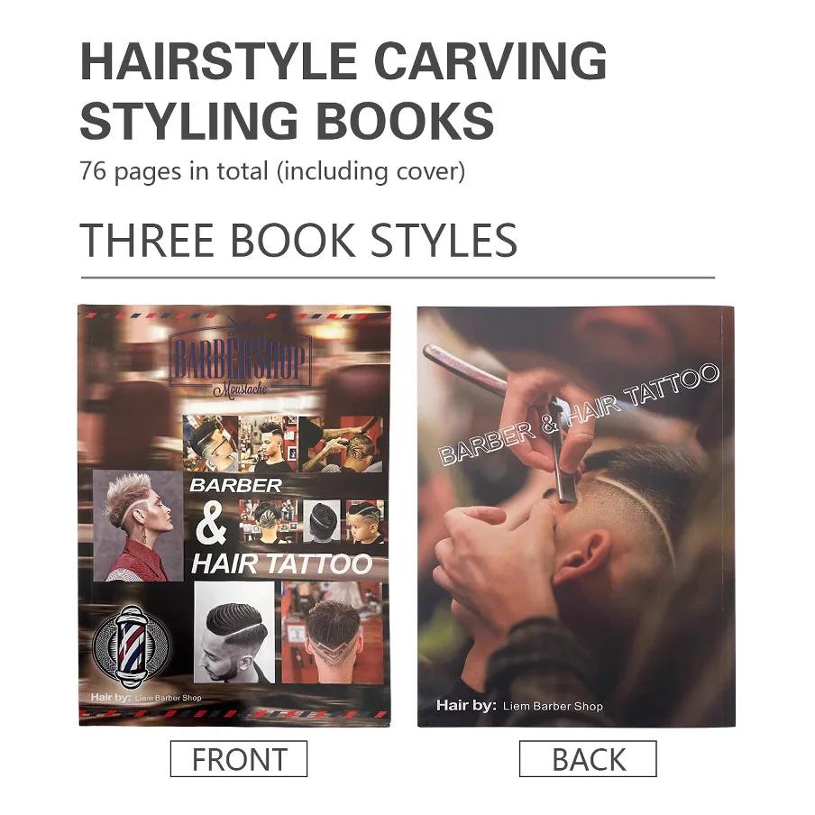 Парикмахерская Журнал мужских причесок Атлас Салон Мода Про Книга парикмахера Стилист Дизайн Иллюстрация Альбом Книга для укладки в парикмахерской