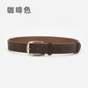 Frosted Belt Women'S Casual Simple Pin Buckle Belt Jeans Decorative Belt Women