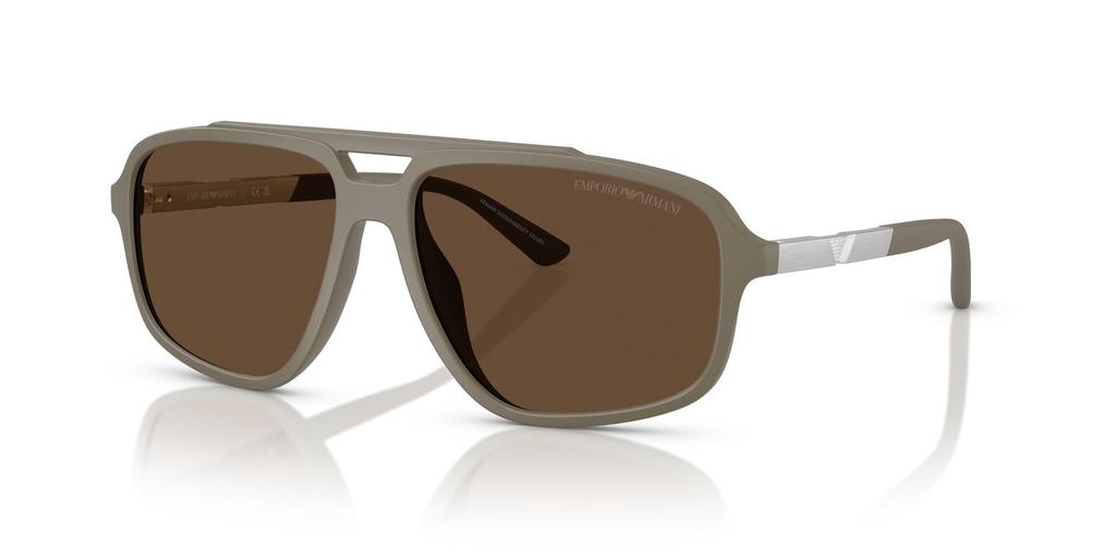 Солнцезащитные очки 0EA4236U МАТОВЫЙ БЕЖЕВЫЙ 59 [Emporio Armani]