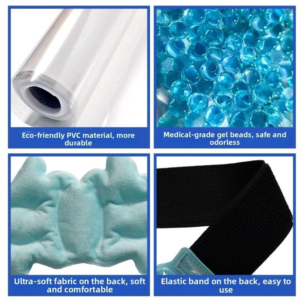 Hot Cold Gel Sports Foot Ice Pack Reusable Gel Ankle Wrap Soft Ankle Ice Pack Myofascial Feet
