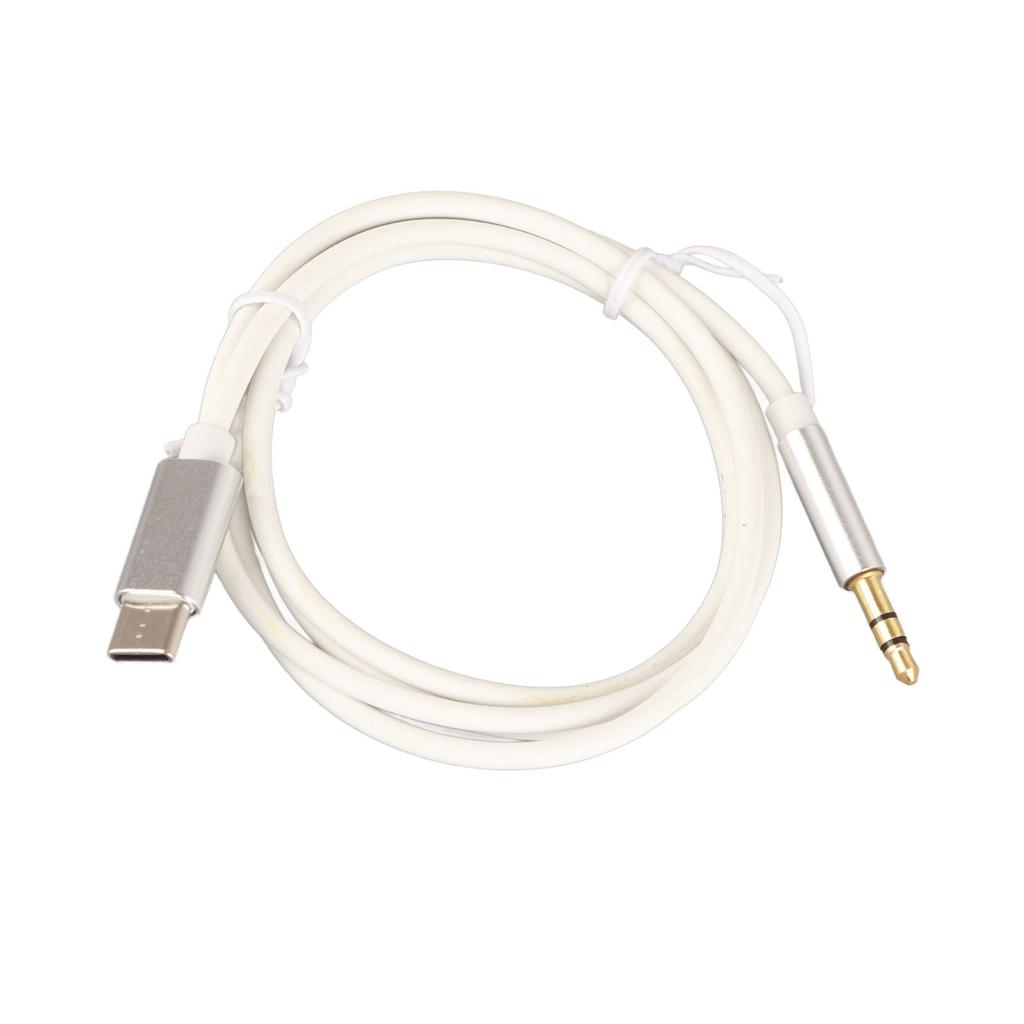 USB C To 3.5mm Sound Aux Jack Cable Stable Type C Adapter To 3.5mm Headphone Stereo Cord for Car