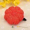 Pin Cushion Pumpkin Shape Anti-fade Fabric Wrist Needle Cushion Pad for Household