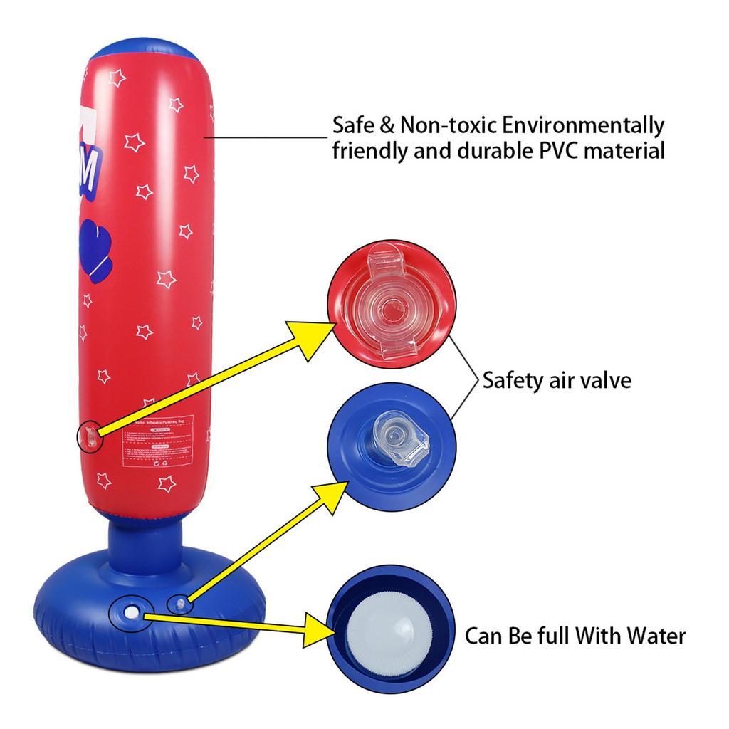 Children's Sandbag Inflatable Impact Column, Tumbler Boxing Column, Vent Sandbag