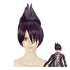 Аниме Фиолетовый Короткий Парик Danganronpa V3: Killing Harmony Momota Kaito Dark Косплей Костюм Dangan Ronpa Синтетические волосы Парики для вечеринок