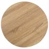 Bistro Table Light Brown 60 Cm MDF
