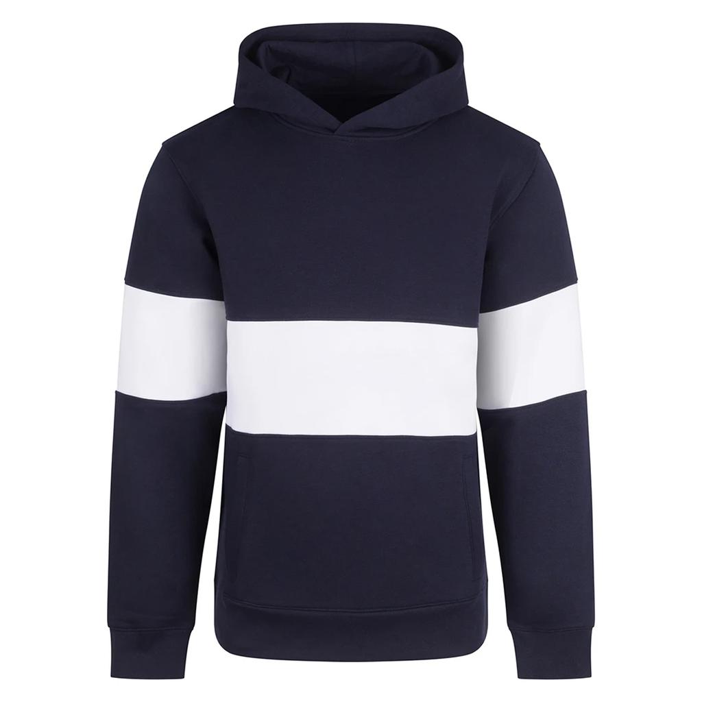 Front Row Unisex Adult Panelled Heavyweight Hoodie