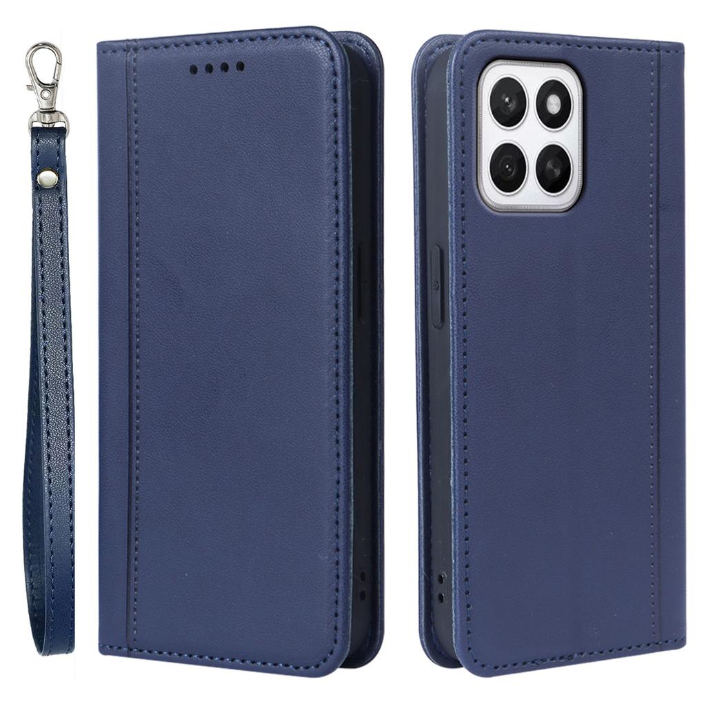 HX01 For Honor X8c 4G Wallet Case Magnetic Closing PU Leather Phone Cover