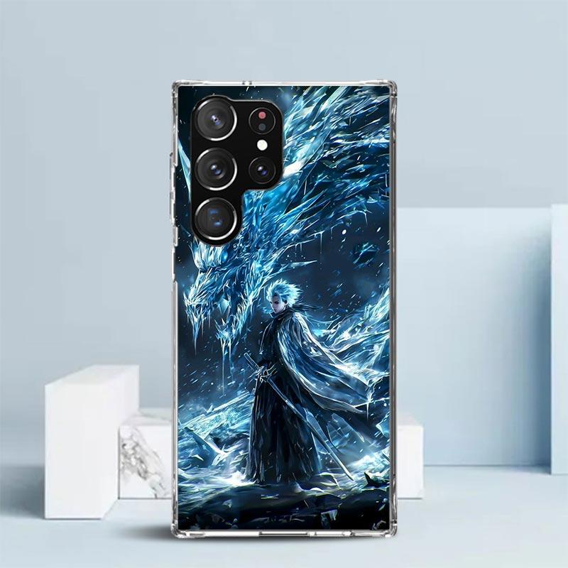 Чехол для телефона Bleach Хитсугая Тоширо Для Samsung Galaxy S24 S25 Edge S26 Ultra S22 S23 Plus S21 + S20 FE Мягкая задняя крышка из ТПУ Ga