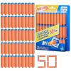 Дротики Nerf N-Series N1, упаковка 50 шт., Игрушка для спортивной стрельбы, Игра для помещений и улицы, Возраст 8+, F8639 (Подлинный продукт)