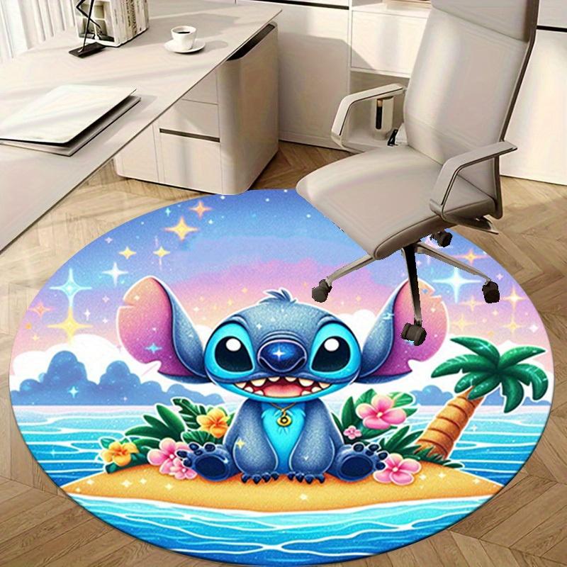 1pc Stitch Themed Home Office Outdoor Round Carpet Gift RD05204