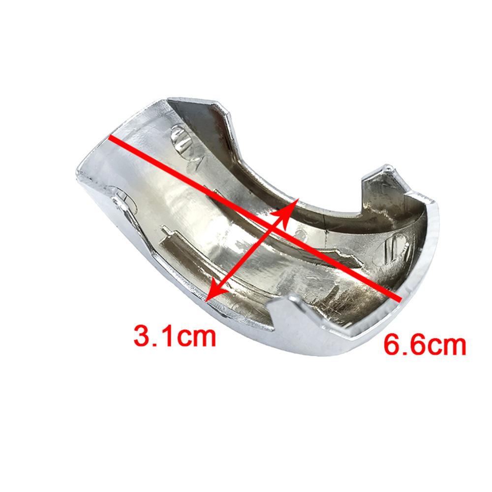 5-скоростная ручка переключения передач, кнопка-кнопка, крышка, пластиковый хром, черный, серебристый цвет для Skoda Octavia MK2 II (04-08), II ФЛ (08-11)