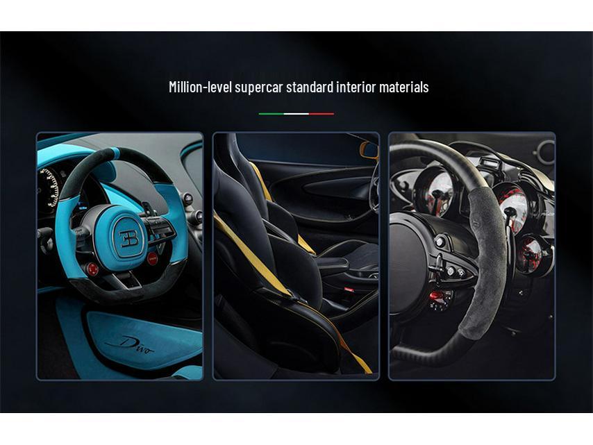 Applicable Ideal L9L8 Ultra-thin Suede Steering Wheel Cover, Sweat-absorbent, Non-slip, Real Leather, for Men and Women