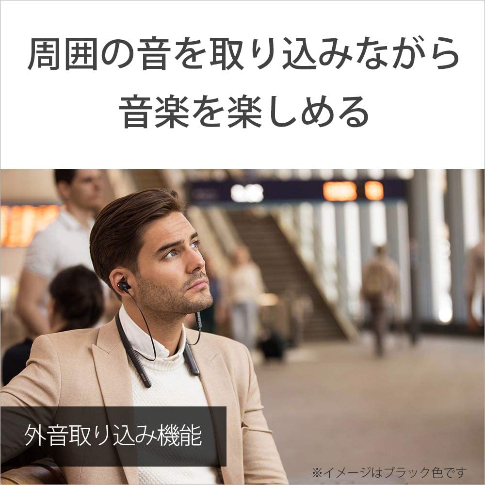 Sony Wireless Noise Canceling Earphones High Resolution Compatible Amazon Alexa Installed Bluetooth Up To 10 Hours of Continuous Playback DSEE