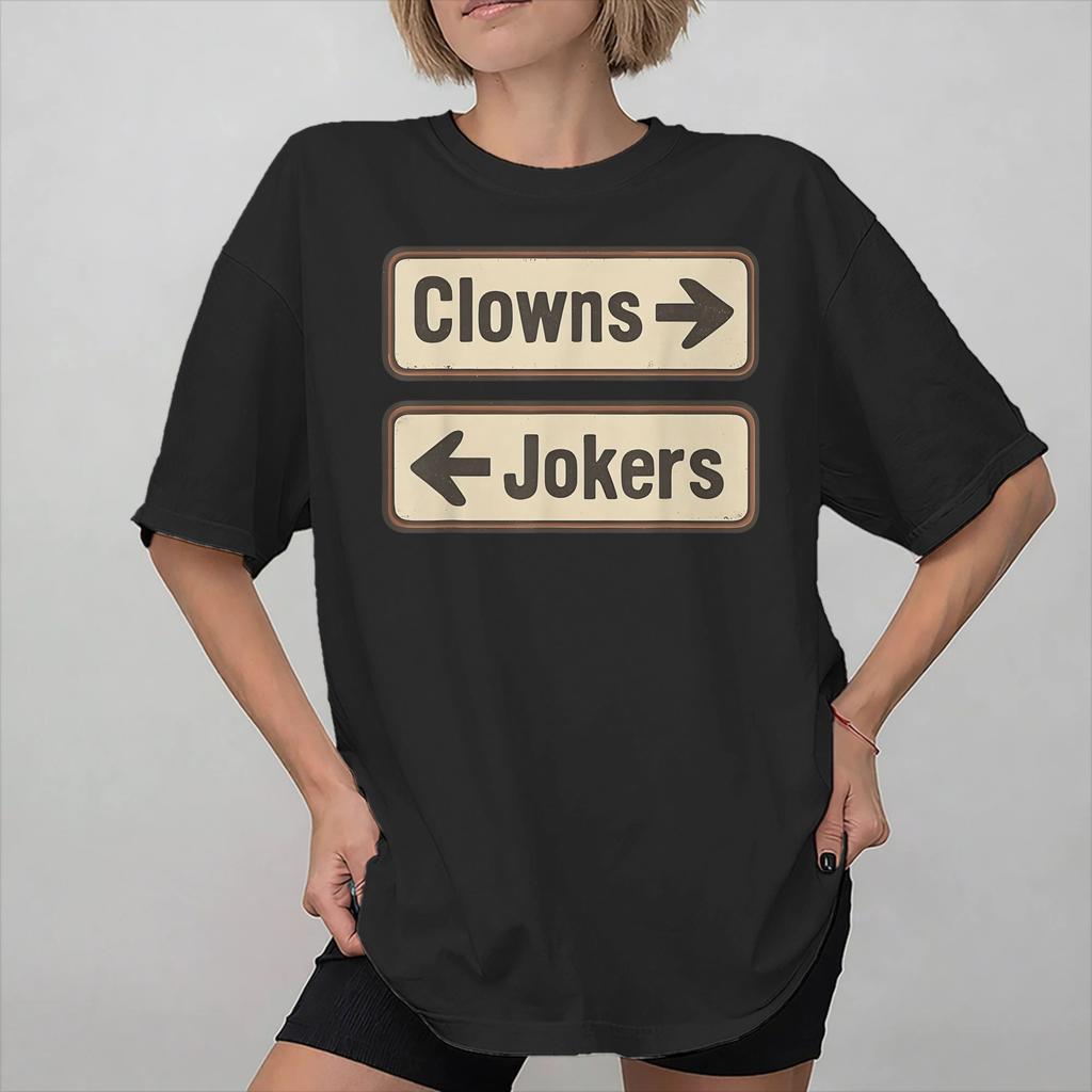 Direction Clowns To The Left Jokers To The Right Merch Unisex Unisex Summer Fashion T Shirt Cotton Tee Printed Tshirt Clothes