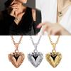Lover Forever and Always Jewelry Friend Chain Photo Picture Locket Heart Shaped Pendant Necklace