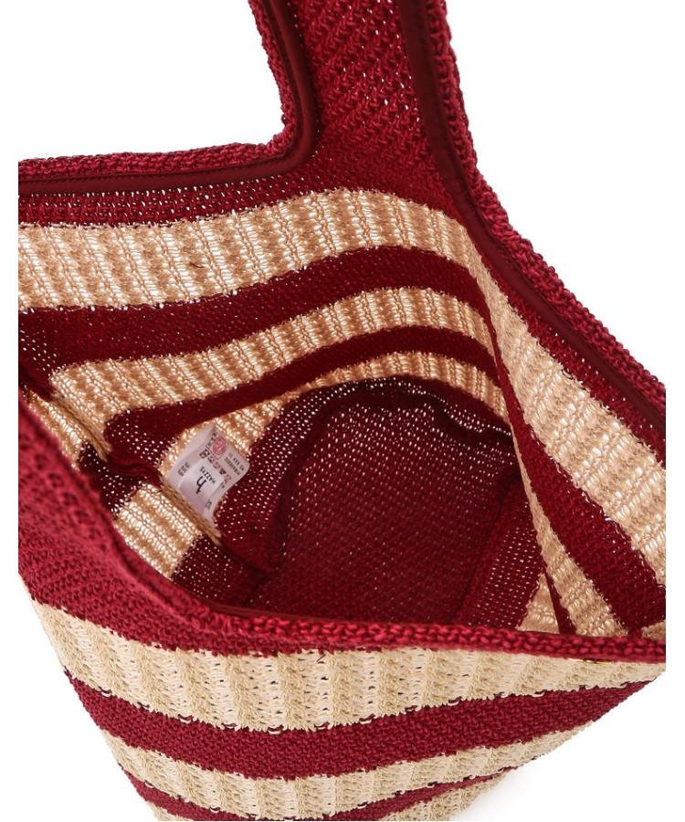 Hazzys Женская сумка-сетка в морскую полоску Красная L Hiba6E802R2