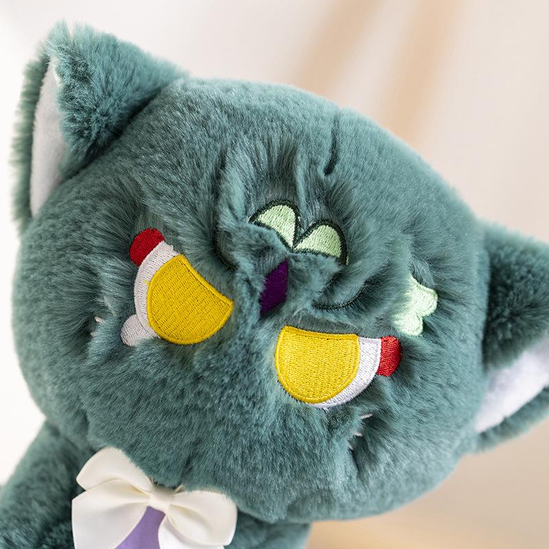 25 см игра аниме Genshin Impact Scaramouche Cat милая плюшевая кукла Wanderer Pet Косплей мягкая подушка игрушка подарок на день рождения