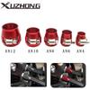 AN4/AN6/AN8/AN10/AN12 Fuel Line Hose Finisher Clamp Finisher Aluminum Car Modification Accessories