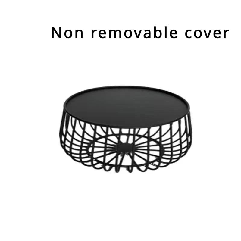 Журнальный столик из скандинавского железа, простой современный круглый журнальный столик для гостиной, креативный журнальный столик в индустриальном стиле