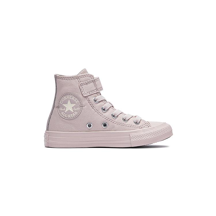 Converse CTAS 1V HI Casual Sports Versatile Comfortable High Top Canvas Shoes Kids Sneakers Pink A14179C