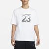 Jordan Мужская футболка с коротким рукавом с принтом 23 Engineered, белые топы DH8914-100