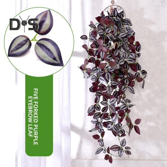 1 букет, яркое искусственное растение без полива, уникальное 5 вилок, имитация зеленого растения Scindapsus Cirrus