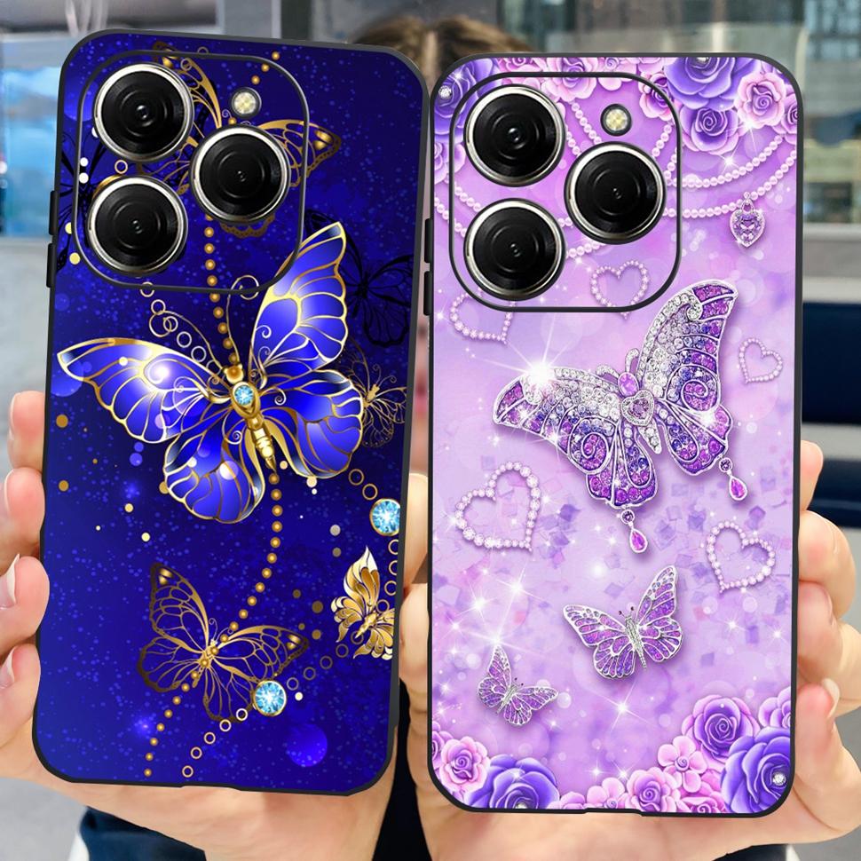 Для Tecno Spark 20 Pro Чехол KJ6 Роскошный Конфетный Расписной Чехол Мягкий Силиконовый Чехол Для Tecno Spark 20 Spark20 Pro Корпус Funda