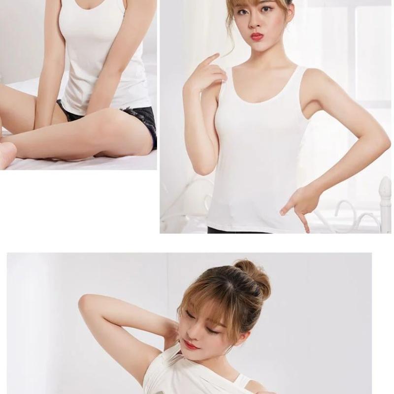 Камзол из модала с накладкой на грудь, женский свободный низ, рубашка-рубашка большого размера, бюстгальтер, цельное нижнее белье