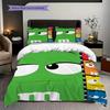 MMs Colorful Characters Bedding(1 * duvet cover + 2 * pillowcase, without core) Duvet cover and pillowcase Christmas birthday gift Bedding set