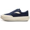 Li Ning Kung Fu Yang Comfortable Versatile Non-Slip Wear-Resistant Low-Top Casual Shoes Unisex Casual Shoes Deep-Blue AZGU045-10