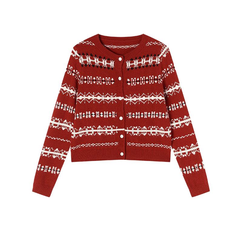 Женский свитер Xiangying с узором Fair Isle