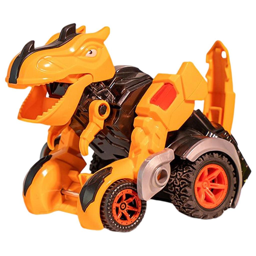 Игрушечная машинка с откатным механизмом | Игровые наборы транспортных средств, трансформирующих форму динозавра | Переноска для динозавров с трением