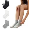Durable Walking Socks for Outdoors Cotton Socks, Breathable Solid Color Athletic Soft Sweat-Absorbent Lightweight Mesh Sports Running Gym And