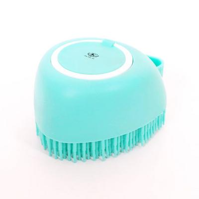 Силиконовая щетка для шампуня Ding Dong Pet Pet Heart, синяя, 1 шт., корейский шампунь для домашних животных
