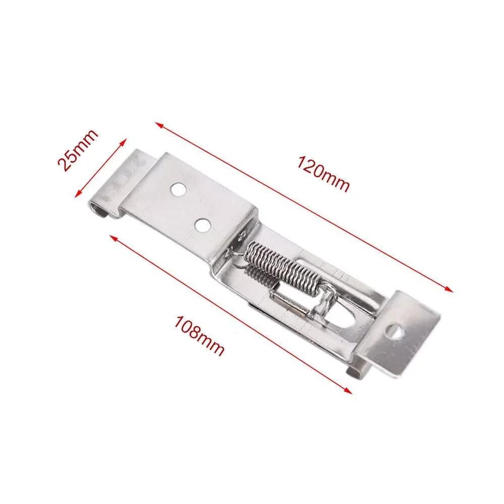 2pcs RV License Plate Holder Clip Caravan License Plate Frame Trailer Stainless Steel License Plate Motorhome License Plate