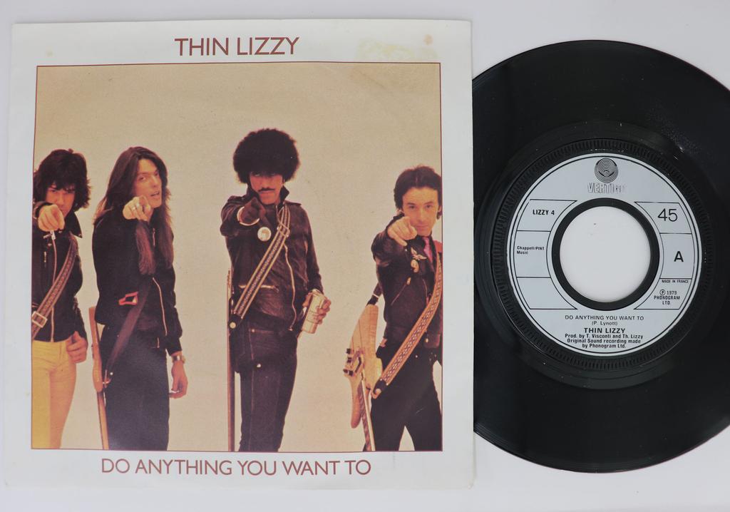7-дюймовая пластинка THIN LIZZY Делай что хочешь Только LIZZY4 VERTIGO 1979 UK Рок Б/У