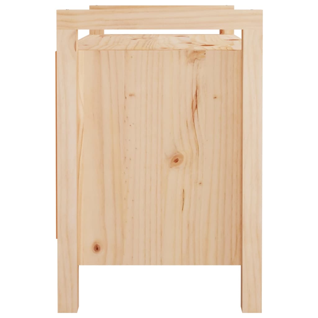 Hallway Bench 80x40x60 cm Solid Wood Pine