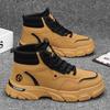 2024 New Men's Boots High Quality Men High Top Casual Shoes Comfortable Wear-resistant Male Thick-soled Shoes Botas Masculino