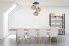 MODERN WOODEN LED CEILING HANGING LAMP