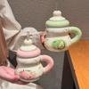 Супер милая клубничная чашка для питья с соломинкой для дня рождения девочки, керамическая кружка с крышкой, сувенирный подарок для девушки