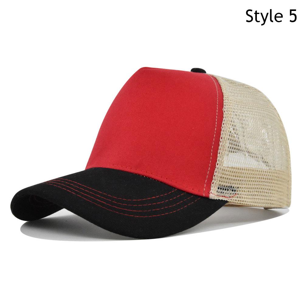 Unisex Sports Quick-Dry Mesh Baseball Cap Adjustable Snapback Dad Hats for Women Men Hip Hop Hat Sun Protection Baseball Cap