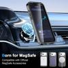 Для iPhone 17 Pro Max Чехол iPhone Air Матовый, Встроенная Защитная Пленка для Экрана из ПЭТ, Кольцо-Подставка, Двухслойный Ударопрочный Чехол для Всего Корпуса