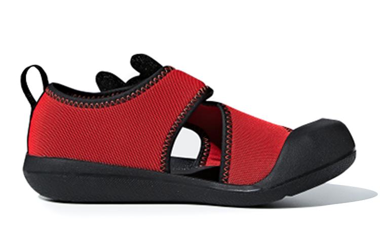 adidas Тканевые низкие кеды для скейтбординга Mickey C Детские Черно-красные Детские F35863