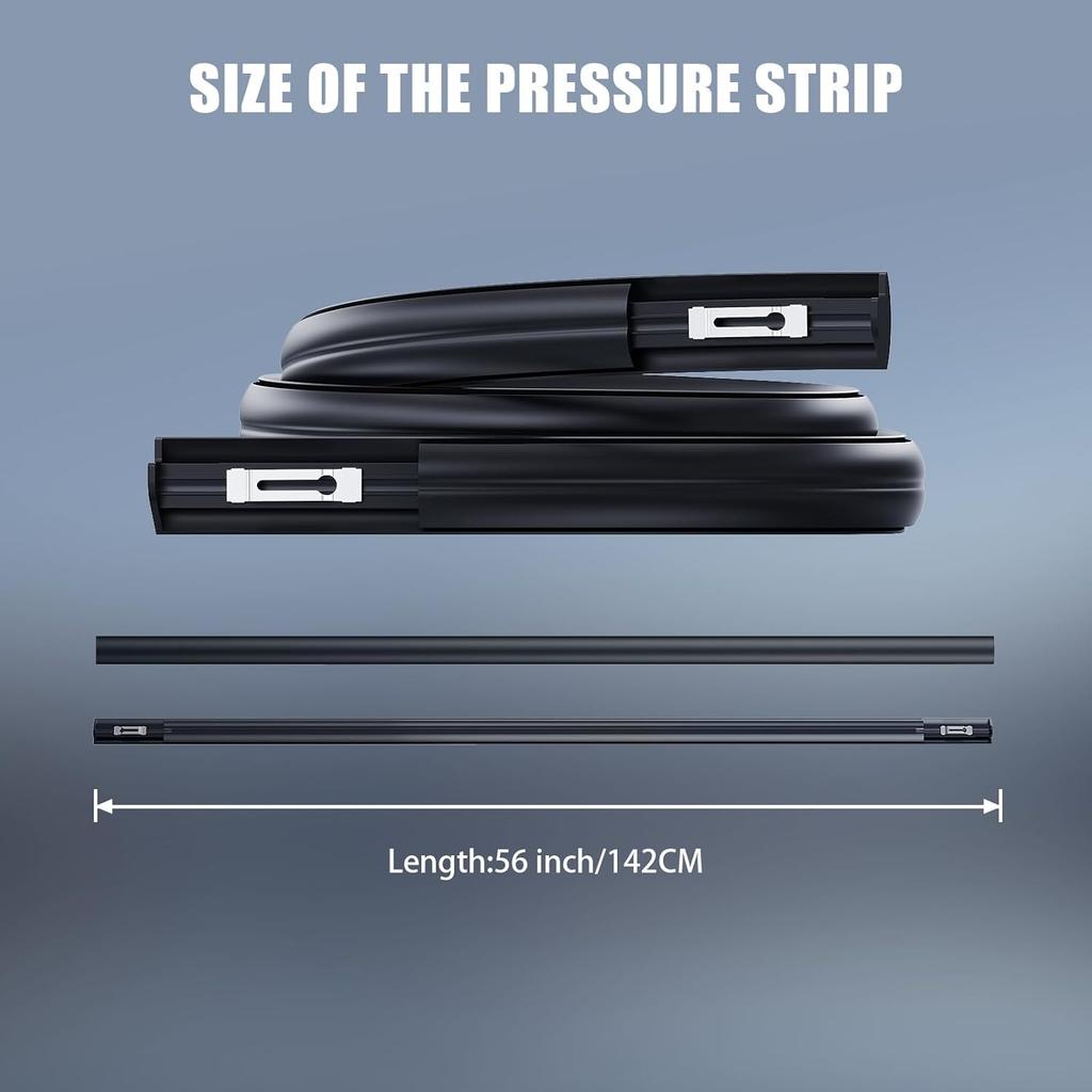 Комплект водосточных накладок на крышу для 4-дверного седана Honda Civic 2012-2015 гг., Черная резиновая уплотнительная накладка для левой и правой стороны, Замена #74316TR0A01 74306TR0A01