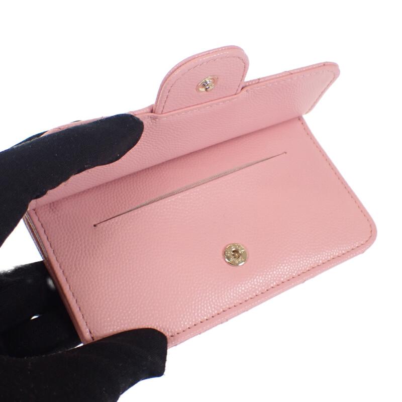 CHANEL  AP0374 Card Case pink Women